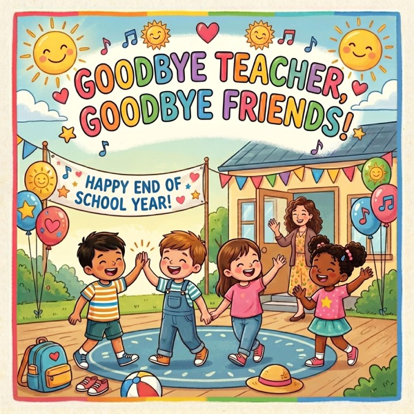 Goodbye Teacher, Goodbye Friends cover art